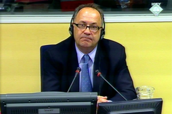 Vukmir Mircic, defence witness of Vlastimir Djordjevic