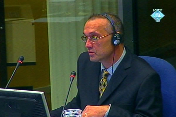 Zoran Buntic, defence witness of Jadranko Prlic