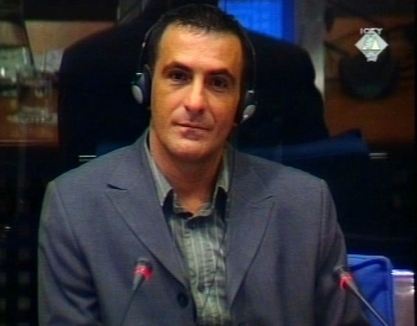 Zoran Gvozden, witness at the Hadzihasanovic and Kubura trial Zoran Gvozden, witness at the Hadzihasanovic and Kubura trial