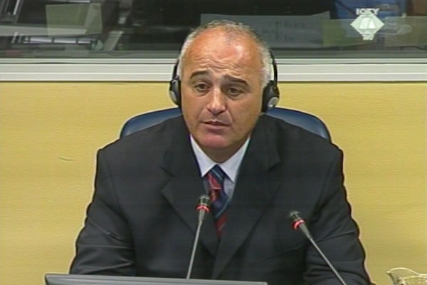 Zoran Stijovic, witness in the Haradinaj trial