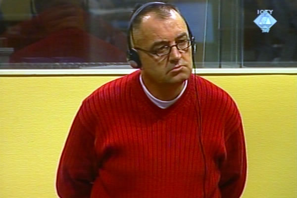 Zuhdija Tabakovic in the courtroom